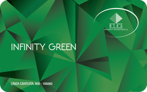 Tarjeta Infinity green Bisa Seguros 8.6x5.4 cm-02
