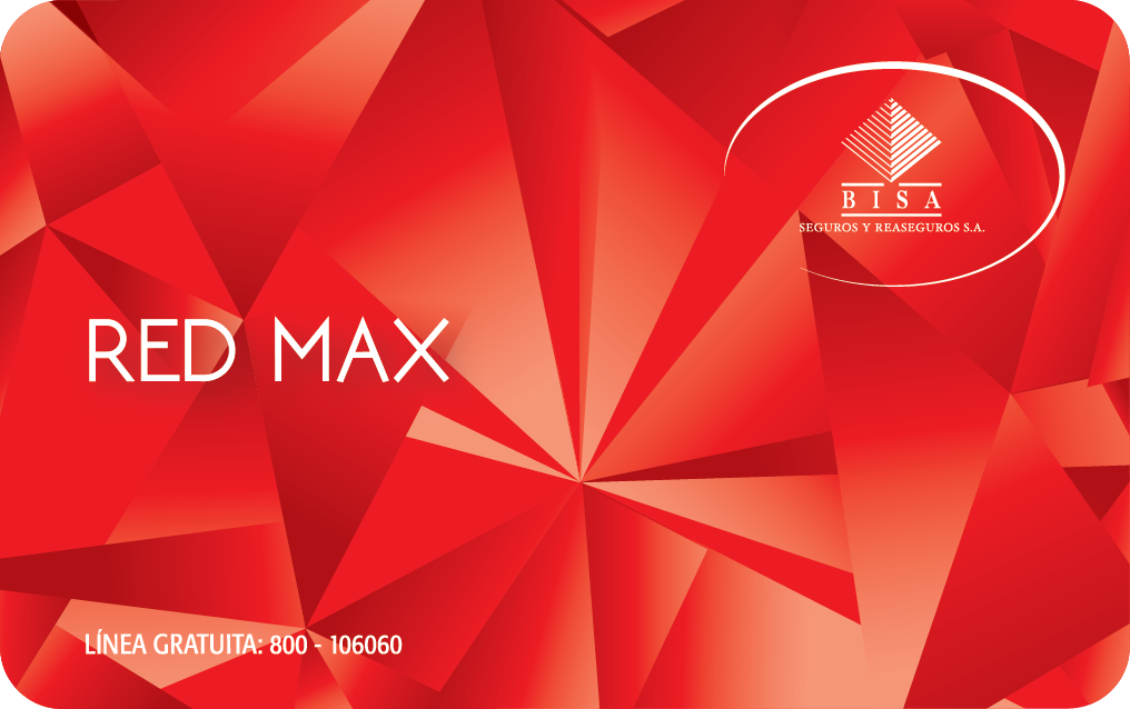 Tarjeta Red Max Bisa Seguros 8.6x5.4 cm-02